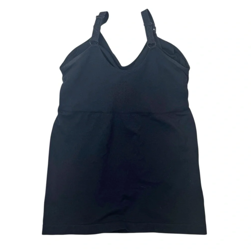 KINDRED BRAVELY Simply Sublime® Maternity & Nursing Tank Black Bra Medium Busty - Picture 7 of 14